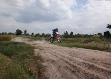 Dirt bike Adventure Tour Pattaya Thailand Asharry from Singapore gets his trail on